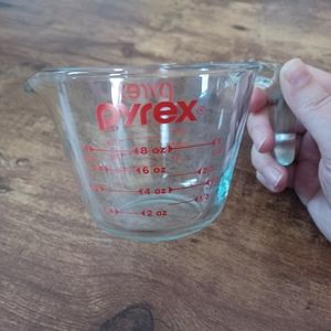 1 cup glass Pyrex measuring cup